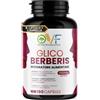 PARAFARMACIA, ORGANIC VITAMINS & FOOD OVF Glico Berberis 180 cps Integratore Alimentare con Berberina, Acido Alfa