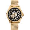 Pierre Lannier Orologio Automatico Uomo PIERRE LANNIER 326C032 Acciaio Mesh Gold Dorato Nero