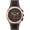 Breil Orologio Uomo BREIL BEND TW1907 Chrono Bracciale Acciaio Nero Rosè