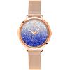 Pierre Lannier Orologio Donna PIERRE LANNIER 108G968 Bracciale Acciaio Mesh Rosè Blu