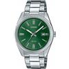 Casio Orologio Uomo CASIO MTP-1302PD-3AVEF Bracciale Acciaio Verde Classico