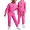 Nike Jordan - Tuta Girocollo da Bambina Brooklyn Fleece, Rosa Codice 35G142-APR - 9B