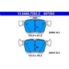 ATE Pastiglie freno 13.0460-7293.2 ATE per SEAT VW AUDI SKODA CUPRA