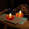 2 Pezzi Di Luce Di Candela Alimentata Ad Energia Solare Riutilizzabile