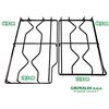 Ariston Indesit GRIGLIE CUCINA ARISTON KIT COPPIA 2 PEZZI GAS 4 FUOCHI NERE - PF640
