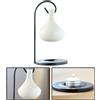 Compact Black Essential Oil Burner Ceramic Incense Holder for Relaxing Space