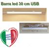 Cucina Neon Led Sottopensile cucina luce plafoniera barra tubo Reglette Soffitto 30cm