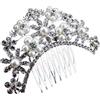 Bridal Hair Comb Crystal Rhinestone Pearl Hair Side Combs Assorted Color