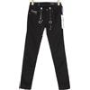 DIESEL Reboot-B-Grupee-Ne-B Jeans Donna Skinny Neri Logo Zip W23