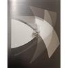 LUCENTE LAMPADA PARETE MODELLO FLY 017120 R7s 78mm max 100w - FLY 017121 1X24W