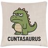 Gift Base C*ntasaurus Federa Cuscino T Rex Rude Dad Festa Del Papà Divertente 40 x 40 cm