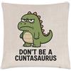 Gift Base Copricuscino C*ntasaurus Dinosaure Rex Naturale Festa Del Papà Regalo Divertente