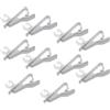 2 PCS Clip Per Microfono Lavalier Spilla Da Bavero Caricata Molla