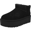 Ugg Ultra Mini Platform Nero - Donna Scarpe Stivali E Stivaletti