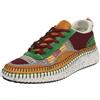 Hello Comfort Sneakers In Suede E Tessuto Multicolore - Donna Scarpe Sneakers