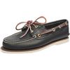 Timberland Classic Boat - Scarpe Da Barca In Nabuk Blu - Uomo Scarpe