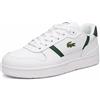 Lacoste T- Clip Set - Sneakers Basse In Pelle Bianco - Uomo Scarpe Sneakers