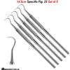 MEDSPO® Igiene Orale Specillo Sonda Explorer 23 Ablatore Dentale Pulizia Denti Strumenti