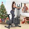 Ellittiche 2 in 1 Ellittica e Cyclette con Sedile Monitor LCD Resistenza