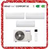 SAMSUNG LUZON S2 CLIMATIZZATORE TRIAL 9+12+12BTU 19DB CLASSE A++ AJ068TXJ3KG