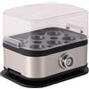 Cuociuova 6 Acciaio 200W per Uova Morbide Dure Efficienti in Camicia