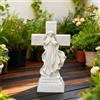 for croce angelo led ad for solare resina for decorazione for giardino per tomba
