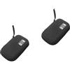 Black Eva Electronic Organizer Bag for Travel Chargers and Digital Accessories