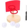 Durable Parrot Toy Red Basketball Throwing Game for Pet Bird Intelligence
