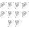 Transparent PVC Suction Cups with Metal Threaded Rods for Stable Storage Use