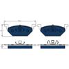 TRW Pastiglie freno GDB1984BTE TRW per VW SEAT SKODA