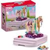 Schleich | Stazione per la cura del cavallo 42617 | 54 pezzi | Set da gioco | set con personaggi, numerose funzioni e tanti accessori | giocattolo cavallo realistico