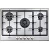 WHIRLPOOL GMR 7522/IXL PIANO COTTURA A GAS 5 FUOCHI ACCIAIO INOX 73CM