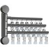 Braccio basculante bagno portasciugamani da parete alluminio rack 3/4/5 1
