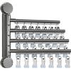 Braccio basculante bagno portasciugamani da parete alluminio rack 3/4/5 1