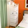 Carrello Portaoggetti Da Bagno Scaffali Da Bagno Carrello Da Cucina A 5 Livelli