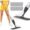 zortiva Mocio Lavapavimenti a Spruzzo Spray Flat Mop con 3 Ricambi Mop