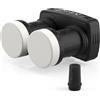 DUR-line DUR line LNB monoblocco singolo 6° Astra 19.2°E Hotbird 13°E 1 partecipante e 2