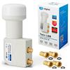 HB-Digital hb digital Twin LNB Test MOLTO BUONO* per 2 utenti filtro LTE 2 uscite Full HD