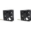 No 2X Ventola di Raffreddamento 24V 80mm 8cm 80X80X25 mm 8025 Ventola per Comp9712
