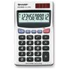Sharp 0000057565 Sharp CALCOLATRICE TASCABILE 12 CIFRE (SH-EL379SB) BIANCA