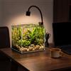 Mini faretto per acquario, lampada a collo d'oca con clip, da 15° a 90°
