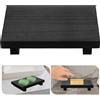 Solid Wood Pink Soap Holder Vanity Tray for Soap and Cosmetic Storage