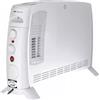 Dedra Riscaldatore convettore con ventilazione super turbo DESCON DA-K2010 TS, 2000 W, riscaldamento 3 volte più veloce, ventilatore integrato, termostato, funzione flusso d'aria, protezione contro