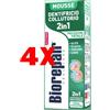 BIOREPAIR 4 X BIOREPAIR Mousse Dentifricio e Collutorio 2 in 1 75 Millilitri