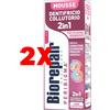 BIOREPAIR 2 X BIOREPAIR Mousse Dentifricio e Collutorio 2 in 1 75 ml