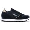 SUN68 Ally Silver Gold Sneakers Donna Nere Z46202-11 Nuove
