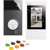 BTICINO, Flex'ONE 363950 - Kit Classe 300EOS con Netatmo & Linea 3000 in nero e telecamera esterna Netatmo, Wi-Fi video interno con Alexa integrato, touch screen da 5, App Home+Security, tecnologia a