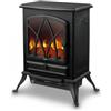 Amig - Stufa elettrica - 450 x 285 x 540 mm - Effetto camino | Riscaldamento elettrico - 1000/1800 W - 2 livelli di potenza - Effetto fiamma con luminosità regolabile - Mod. ON20