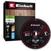 Einhell Accessories Einhell Professional Lama per sega circolare, legno, Ø 250 x 30 mm 80 denti | Dentatura ATB | Denti in metallo duro | Rivestimento PTFE | Intagli termici | Controllo vibrazioni/rumore | Seghe da banco