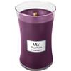 WoodWick candela grande profumata con stoppino scoppiettante | Mora speziata | D